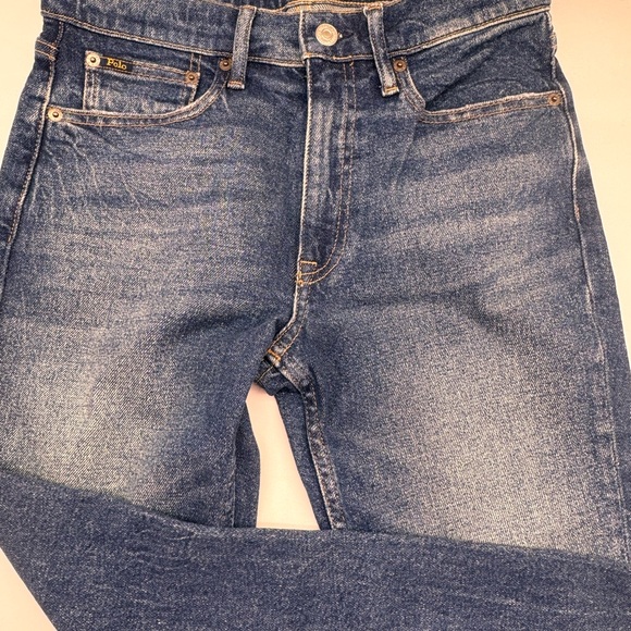 Polo by Ralph Lauren Indigo Tompkins Mid Rise Skinny Jeans, Size 28 *Flaw - Picture 14 of 16
